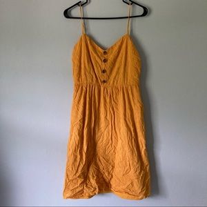 Justify Mustard Yellow Sun Dress